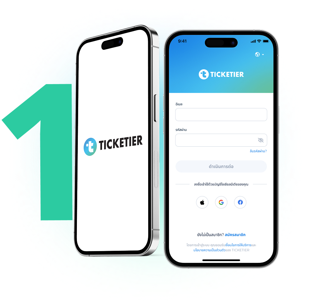 ภาพอินโฟกราฟิกแนะนำขั้นตอนการซื้อบัตรคอนเสิร์ตแบบผ่อนกับ Ticketier ที่ง่ายและปลอดภัย