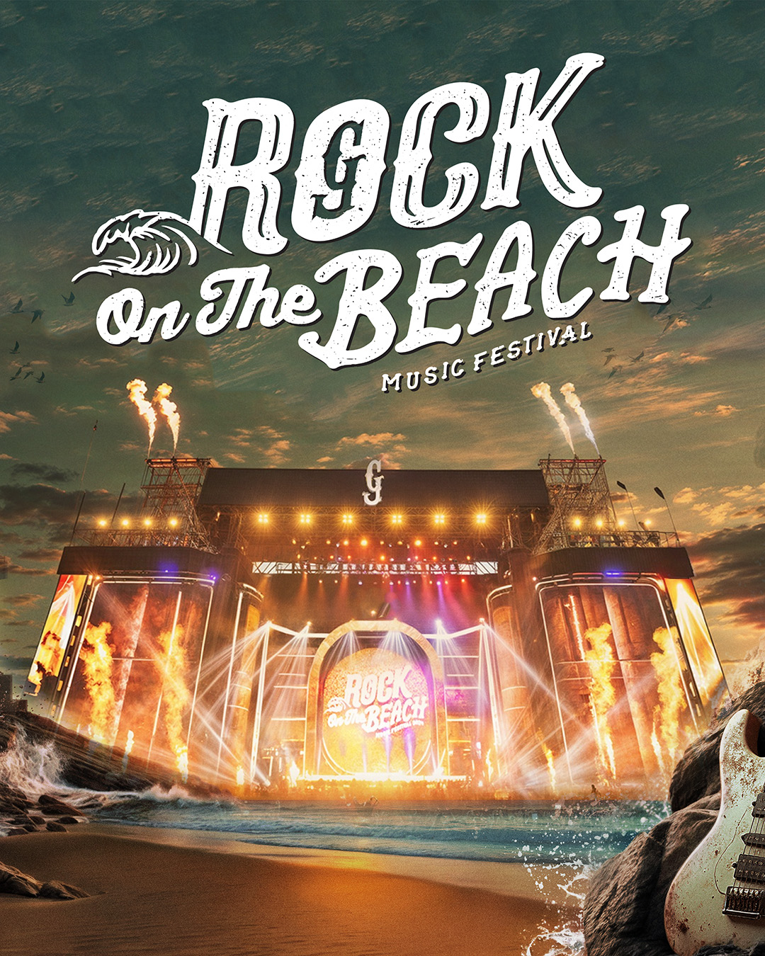 งานเทศกาลดนตรี Rock on the Beach ที่ระยอง