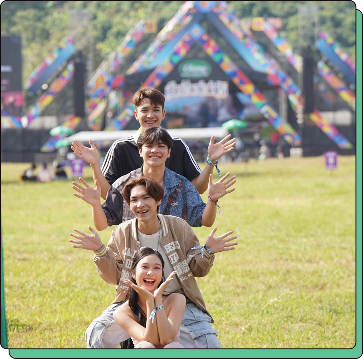ภาพผู้เข้าชมงานเทศกาลดนตรี เชียงใหญ่เฟส ที่เชียงใหม่