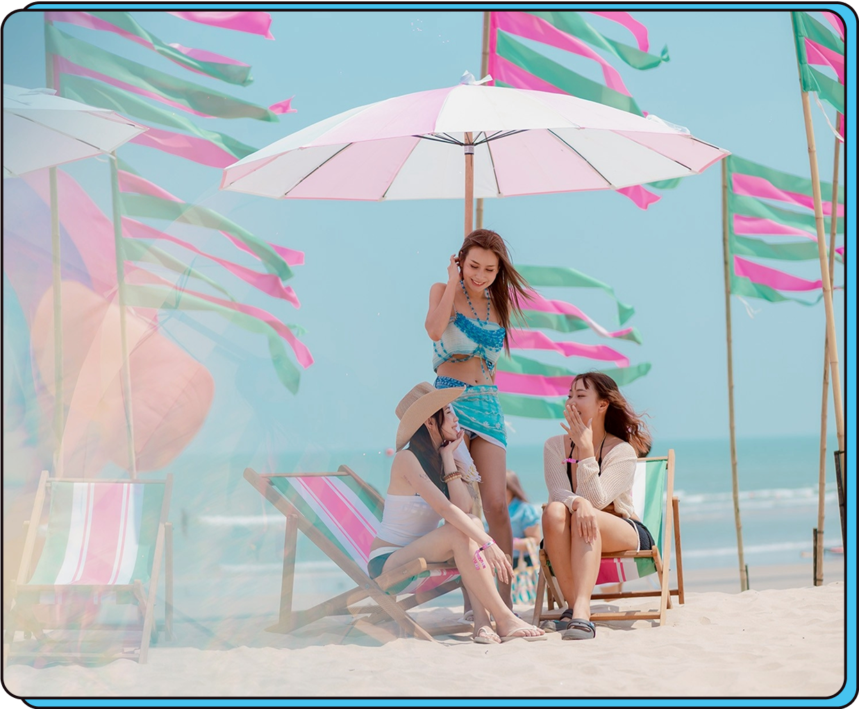 ภาพผู้เข้าชมงานเทศกาลดนตรี นั่งเล ที่เพชรบุรี